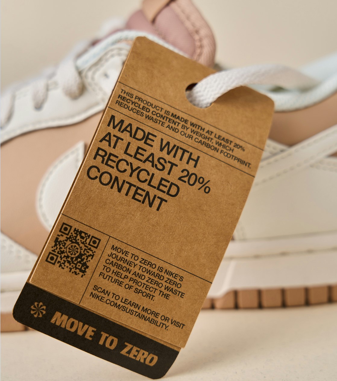 Schuh QR-Code Etikett