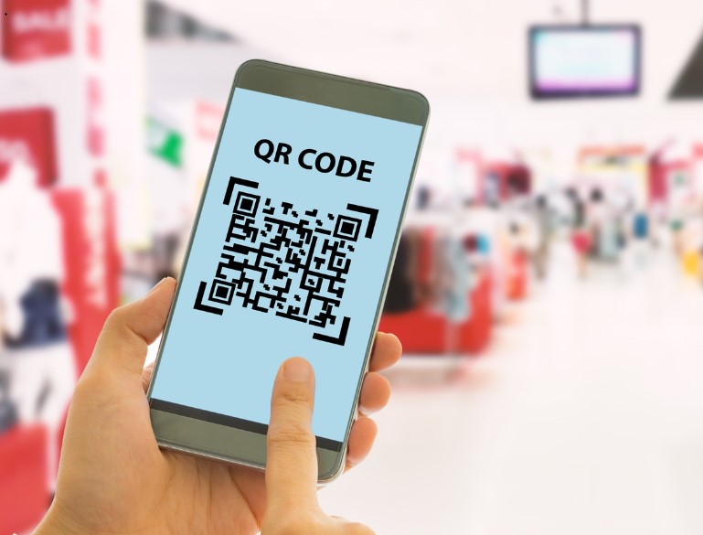 green bottles cosmetics qr code